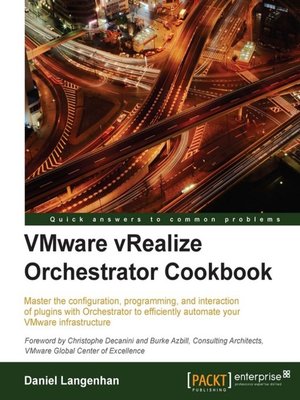 cover image of VMware vRealize Orchestrator Cookbook